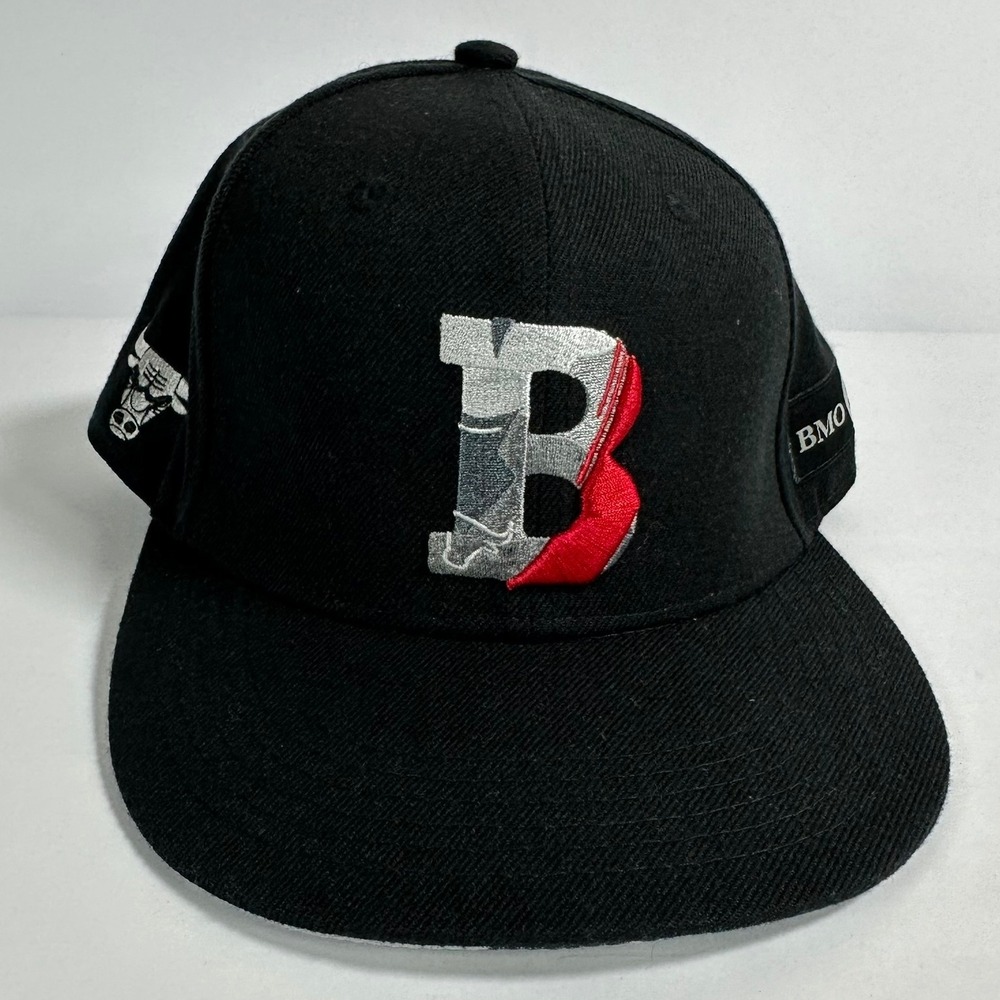 Melonwear Chicago Bulls BMO Collaboration Embroidered Snapback Hat Black
